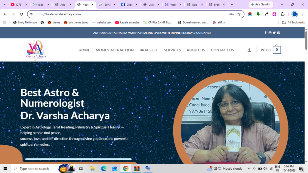Healer Varsha Acharya Astrologist